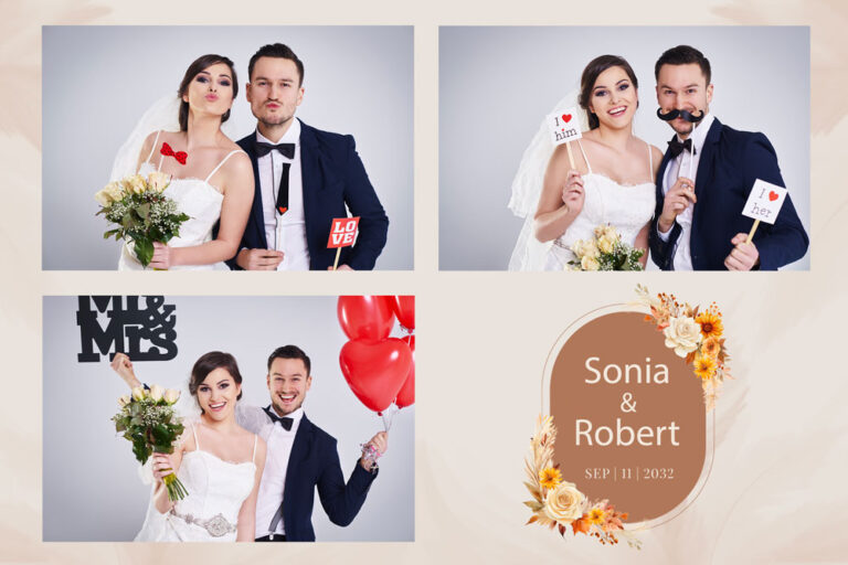Cadre-Sonia-robert-Carte-Postale-10×15-3-Photos